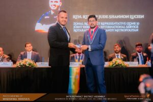 Appointed as Zonal Rotaract Representative _ Joint Director International Service